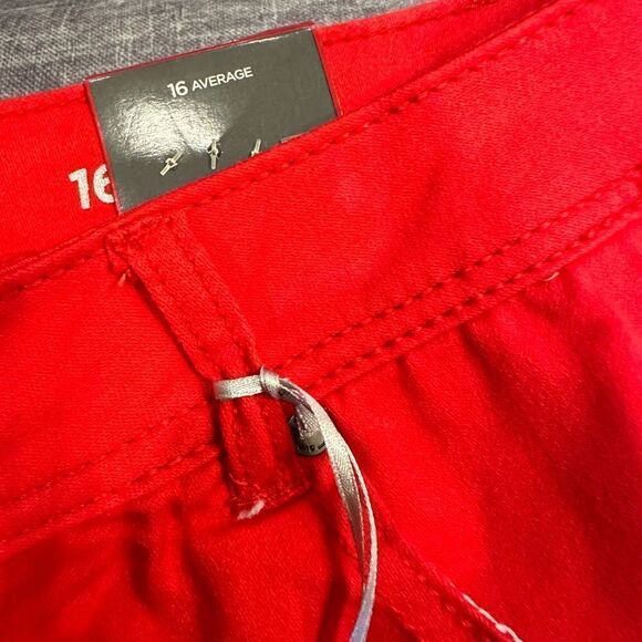 Avenue Butter Denim Red Skinny Jean’s NWT 16 Average - Picture 3 of 15